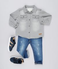 Camisa-Jeans-Infantil-em-Moletom-Manga-Longa-com-Bolso-Cinza-Claro-8870171-Cinza_Claro_3 Camisa-Jeans-Infantil-em-Moletom-Manga-Longa-com-Bolso-Cinza-Claro-8870171-Cinza_Claro_3