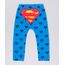 Calca-Infantil-Super-Homem-Estampada-em-Algodao---Sustentavel-Azul-8928760-Azul_1
