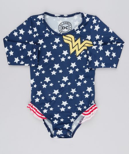 Maio-Body-Infantil-Mulher-Maravilha-Estampado-de-Estrelas-com-Babados-Manga-Longa-com-Protecao-UV50--Azul-Marinho-9120353-Azul_Marinho_1