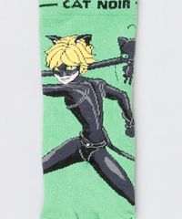 Meia-Infantil-Lupo-Miraculous-Cat-Noir-Cano-Medio-Verde-9196260-Verde_2