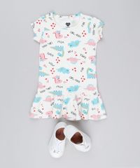 Vestido-Infantil-Estampado-de-Dinossauros-com-Algodao---Sustentavel-Manga-Curta-Decote-Redondo-Off-White-9151582-Off_White_3