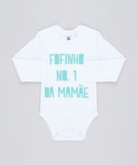 Body-Infantil--Fofinho-N-1-da-Mamae--Manga-Longa-Decote-Redondo-em-Algodao---Sustentavel-Branco-8921632-Branco_1
