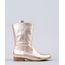 Bota-Infantil-Feminina-Cano-Medio-Metalizada-Rose-9143746-Rose_1