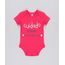 Body-Infantil--Cuidado-Papai-Ciumento--em-Manga-Curta-com-Decote-Redondo-em-Algodao---Sustentavel-Rosa-Escuro-8920470-Rosa_Escuro_1