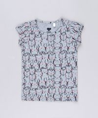 Blusa-Infantil-Estampada-de-Gatinhos-com-Algodao---Sustentavel-com-Manga-Curta-e-Decote-Redondo-Cinza-Mescla-9146406-Cinza_Mescla_1