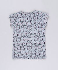 Blusa-Infantil-Estampada-de-Gatinhos-com-Algodao---Sustentavel-com-Manga-Curta-e-Decote-Redondo-Cinza-Mescla-9146406-Cinza_Mescla_2