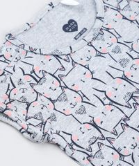 Blusa-Infantil-Estampada-de-Gatinhos-com-Algodao---Sustentavel-com-Manga-Curta-e-Decote-Redondo-Cinza-Mescla-9146406-Cinza_Mescla_4
