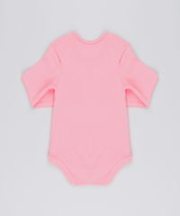 Body-Infantil--Eu-Amo-Ser-Mimada-Pela-Minha-Dinda--em-Manga-Longa-com-Decote-Redondo-em-Algodao---Sustentavel-Rosa-8920971-Rosa_2
