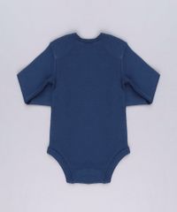 Body-Infantil--Cuidado----Alto-Nivel-de-Fofura--em-Manga-Curta-com-Decote-Redondo-em-Algodao---Sustentavel-Azul-Marinho-8921661-Azul_Marinho_2
