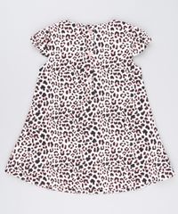 Vestido-Infantil-Estampado-Animal-Print-Manga-Curta-Decote-Redondo---Meia-Calca-Bege-8877295-Bege_2