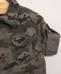 Camisa-de-Sarja-Infantil-Manga-Longa-Camuflada-Verde-Militar-9978514-Verde_Militar_4