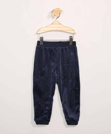 Calca-de-Plush-Infantil-Jogger-Basica-Azul-Marinho-9969862-Azul_Marinho_1