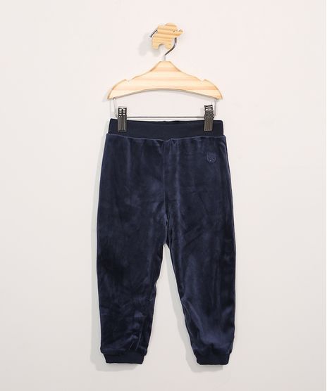 Calca-de-Plush-Infantil-Jogger-Basica-Azul-Marinho-9969862-Azul_Marinho_1