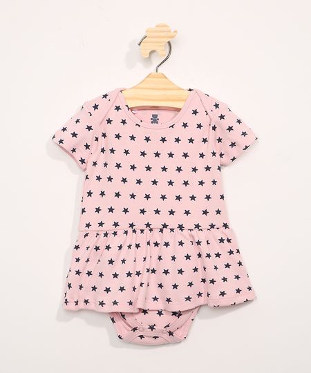 Body-Saia-Infantil-Manga-Curta-Estampado-de-Estrelas-Rosa-Claro-9980541-Rosa_Claro_1