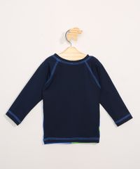 Camiseta-de-Praia-Infantil-Manga-Longa-Dinossauro-Raglan-com-Protecao-UV50--Verde-9980513-Verde_3