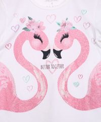 Blusa-Infantil-Manga-Curta-Flamingos-com-Brilhos-Off-White-9976454-Off_White_2