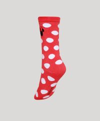 Meia-Feminina-Cano-Alto-Estampada-Poa-com-Bordado-Minnie-Vermelha-9986915-Vermelho_2