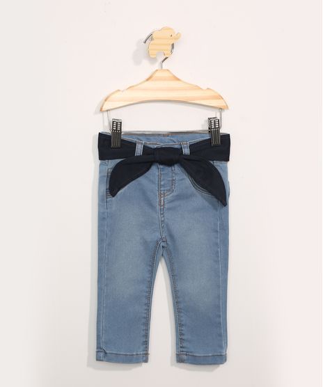 Calca-Jeans-Infantil-Skinny-com-Cinto-Azul-Medio-9979488-Azul_Medio_1