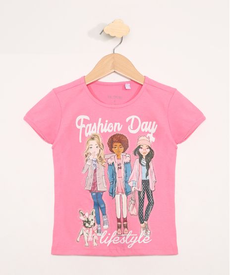 Blusa-Infantil-Manga-Curta--Fashion-Day--Rosa-9976458-Rosa_1