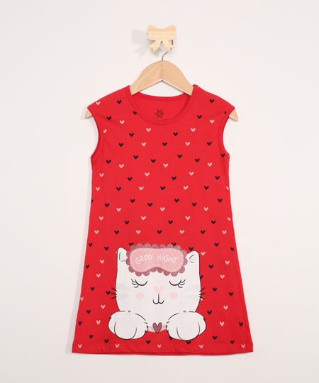 Camisola-Infantil-Brandili-Gatinho-Sem-Manga-Vermelha-9968079-Vermelho_1 Camisola-Infantil-Brandili-Gatinho-Sem-Manga-Vermelha-9968079-Vermelho_1