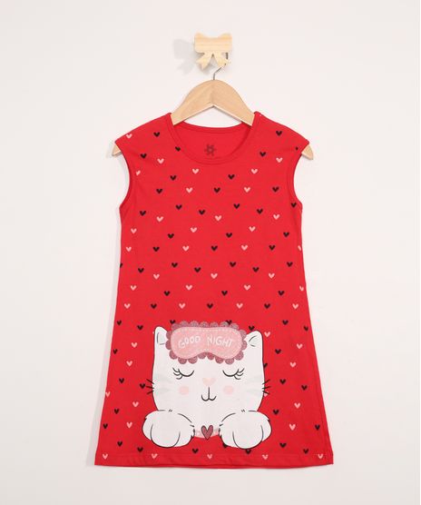 Camisola-Infantil-Brandili-Gatinho-Sem-Manga-Vermelha-9968079-Vermelho_1