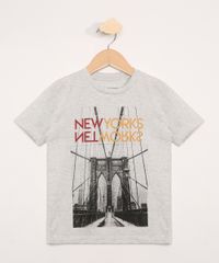 Camiseta-Infantil-Manga-Curta--New-Yorks--Cinza-Mescla-Claro-9976745-Cinza_Mescla_Claro_1