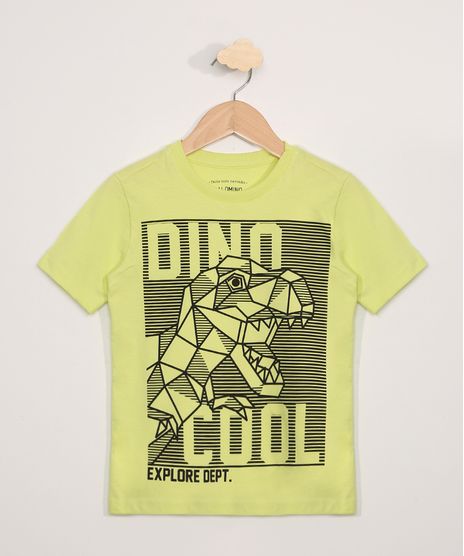 Camiseta-Infantil-Manga-Curta-Dinossauro-Amarelo-Neon-9976759-Amarelo_Neon_1