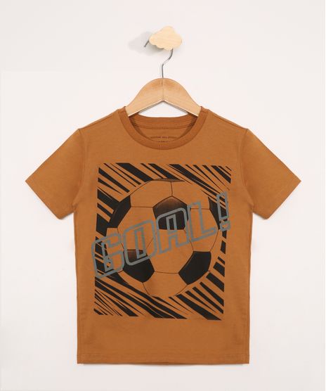 Camiseta-Infantil-Manga-Curta--Goal---Caramelo-9978366-Caramelo_1