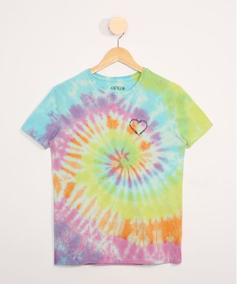 Blusa-Juvenil-Tie-Dye-Estampada-Manga-Curta-Multicor-9970264-Multicor_1
