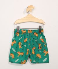 Bermuda-Surf-Infantil-Estampada-de-Tigres-com-Cordao-Verde-9979734-Verde_2