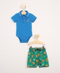 Bermuda-Surf-Infantil-Estampada-de-Tigres-com-Cordao-Verde-9979734-Verde_3