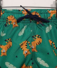 Bermuda-Surf-Infantil-Estampada-de-Tigres-com-Cordao-Verde-9979734-Verde_5
