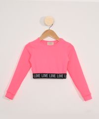 Blusa-Infantil-Manga-Longa-Canelada-Cropped--Love--Rosa-Neon-9981789-Rosa_Neon_1