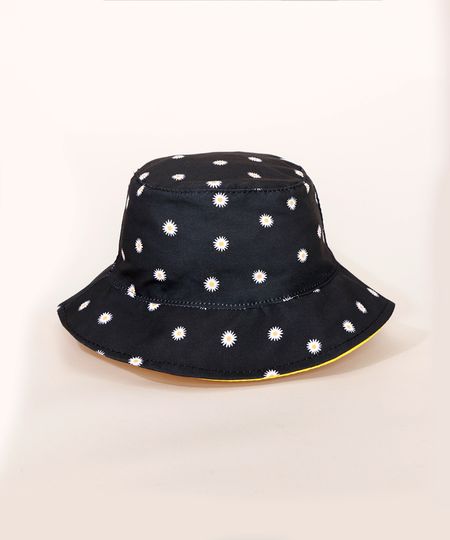 Bucket-Hat-Feminino-Dupla-Face-Estampado-Margaridas-Multicor-9983065-Multicor_1