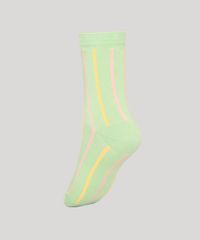 Meia-Feminina-Cano-Alto-Listrada-Verde-9977765-Verde_2