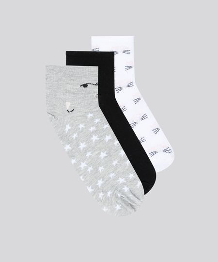 Kit-de-3-Meias-Femininas-Cano-Medio-Estampadas-Multicor-9146526-Multicor_1