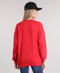 Blusao-Feminino--Super--em-Moletom-com-Botoes-Decote-Redondo-Manga-Longa-Vermelho-9133275-Vermelho_2