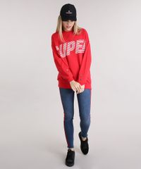 Blusao-Feminino--Super--em-Moletom-com-Botoes-Decote-Redondo-Manga-Longa-Vermelho-9133275-Vermelho_3
