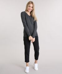 Sueter-Feminino-Basico-em-Trico-Manga-Longa-Decote-V-Cinza-Mescla-Escuro-8839960-Cinza_Mescla_Escuro_3 Sueter-Feminino-Basico-em-Trico-Manga-Longa-Decote-V-Cinza-Mescla-Escuro-8839960-Cinza_Mescla_Escuro_3