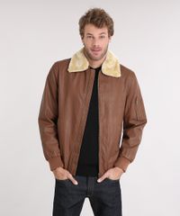 Jaqueta-Masculina-Aviador-com-Pelo-Gola-Removivel-Manga-Longa-Marrom-8851163-Marrom_1