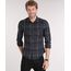 Camisa-Masculina-Slim-Xadrez-Manga-Longa-Chumbo-8856170-Chumbo_1