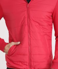 Jaqueta-Masculina-Puffer-com-Moletom-Gola-Alta-Vermelha-8873227-Vermelho_4