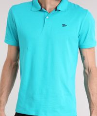Polo-Masculina-Basica-em-Piquet-Manga-Curta--Verde-Agua-8317616-Verde_Agua_4