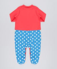 Macacao-Infantil-Mulher-Maravilha-com-Estampa-de-Estrelas---Faixa-de-Cabelo-em-Algodao---Sustentavel-Vermelho-8928739-Vermelho_2