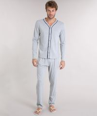 Pijama-Masculino-Gola-V-com-Botoes-Manga-Longa-Cinza-Mescla-Claro-8611091-Cinza_Mescla_Claro_1 Pijama-Masculino-Gola-V-com-Botoes-Manga-Longa-Cinza-Mescla-Claro-8611091-Cinza_Mescla_Claro_1