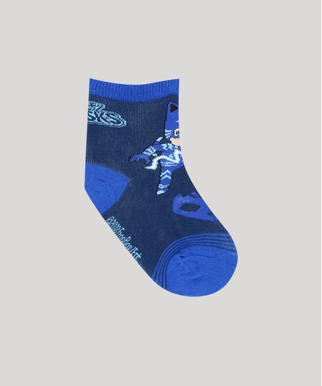 Meia-Infantil-PJ-Masks-Cano-Medio-Azul-Escura-9196243-Azul_Escura_1