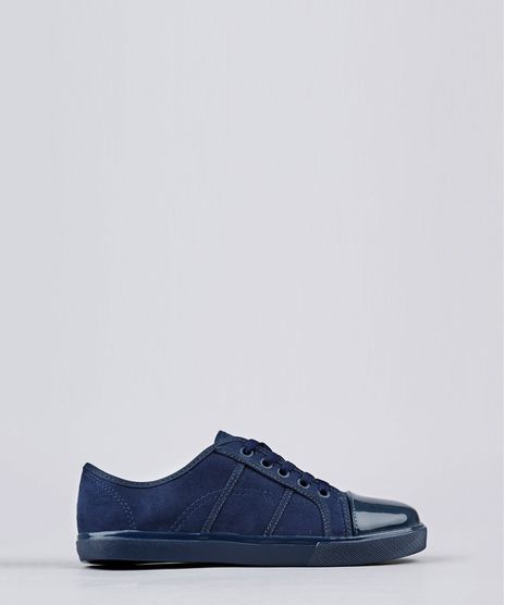 Tenis-Infantil-Molekinha-em-Suede-com-Verniz-Azul-Marinho-9175195-Azul_Marinho_1