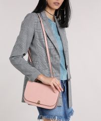 Bolsa-Feminina-Transversal-com-Fecho-de-Metal-Rose-8883233-Rose_2
