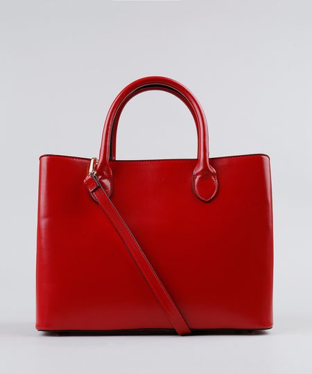 Bolsa-Feminina-Shopper-com-Alca-Transversal-Vermelha-8883244-Vermelho_1