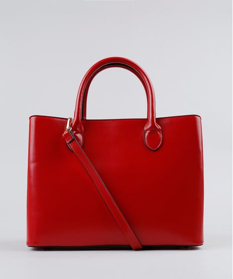 Bolsa-Feminina-Shopper-com-Alca-Transversal-Vermelha-8883244-Vermelho_1